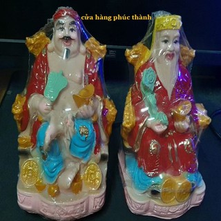 Thần tài ông địa rồng màu ( nhựa )
