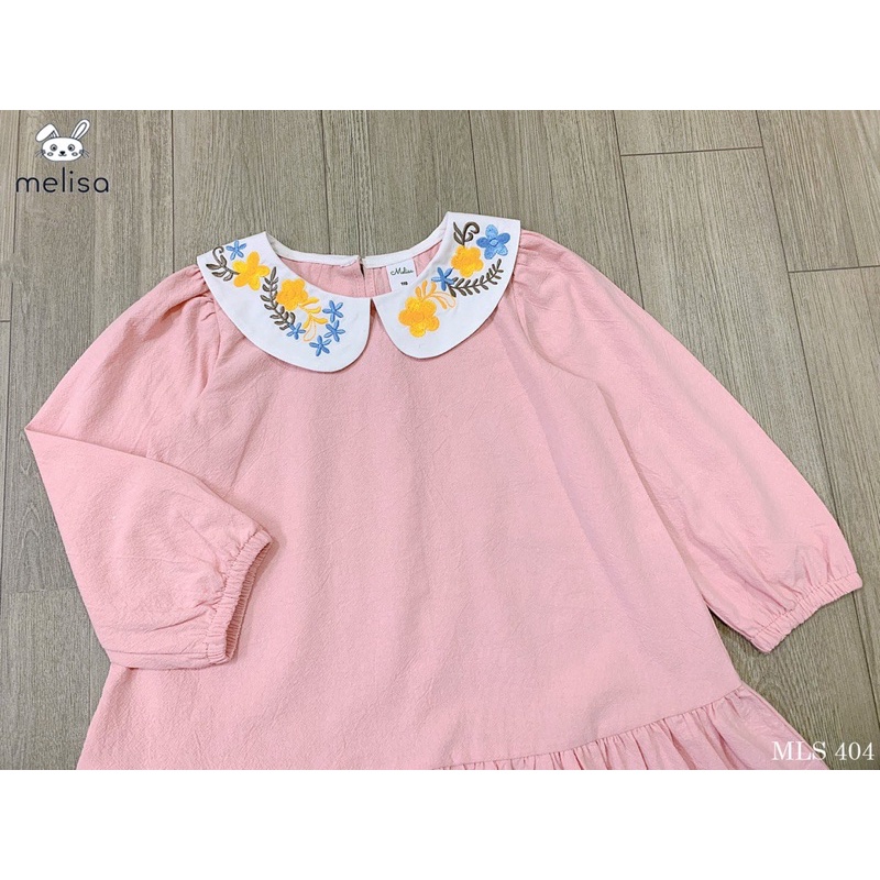 Váy Melisa Hồng cổ sen