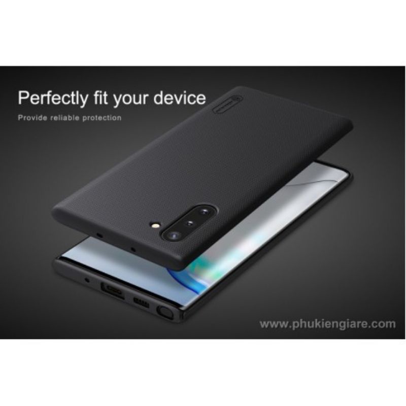 Ốp lưng Samsung Note 10 Plus/ Note 10+ 5G Nillkin sần chính hãng - Tặng giá đỡ
