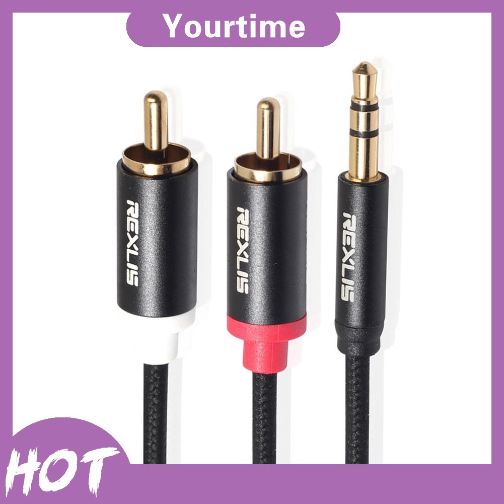 Cáp chuyển đổi âm thanh 3.5mm thành 2mm vỏ dù dành cho gia đình rạp chiếu phim loa