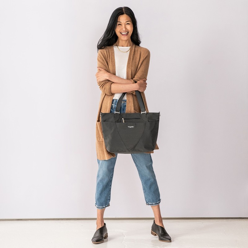 Túi Tote Bag Hàng Hiệu BaggaIIini Vải Dày Kháng Nước - GU Shop