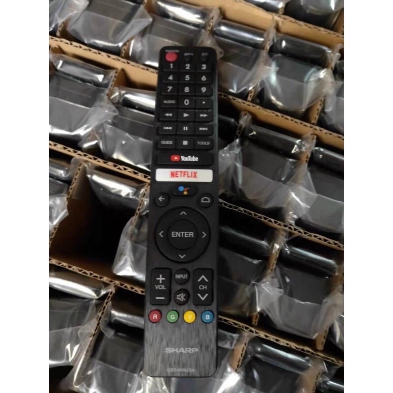 Điều khiển TV Sharp Voice search( tìm thông tin bằng lệnh nói)