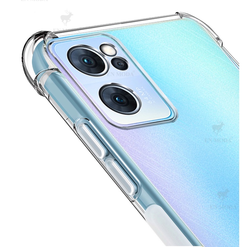 Ốp lưng Oppo Reno 7 5G dẻo trong suốt lồi 4 góc ôm khít máy lâu ố vàng cao cấp