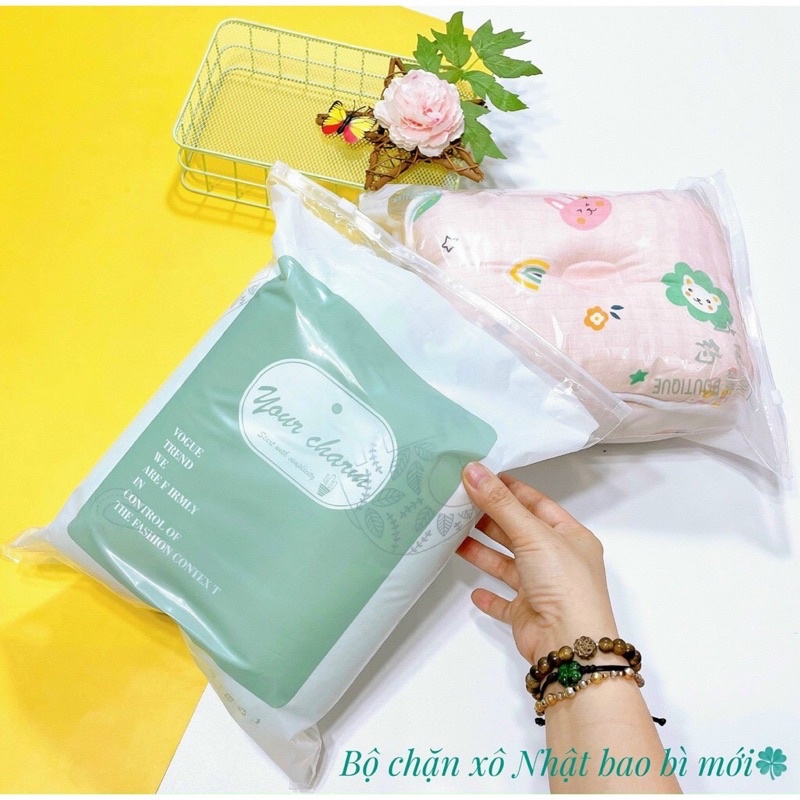 Bộ chặn xô sợi tre cho bé sơ sinh