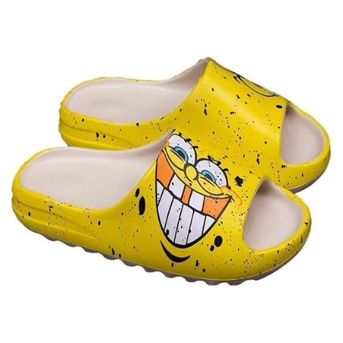 Dép YZ bánh mì họa tiết Bọt Biển Vàng siêu nhẹ