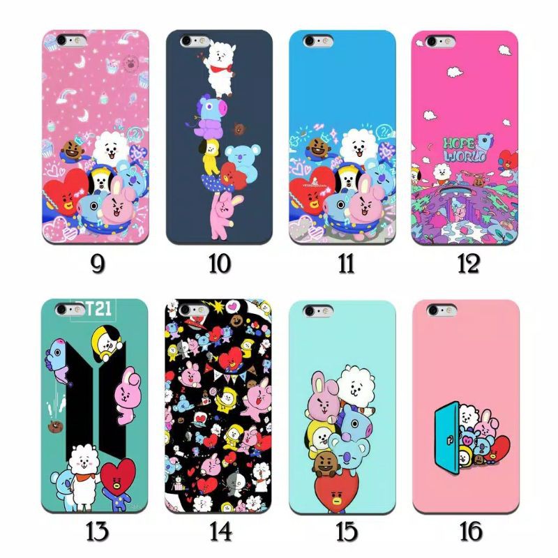 Ốp Lưng Điện Thoại In Hình Các Nhân Vật Bt21 Của Bts Hp