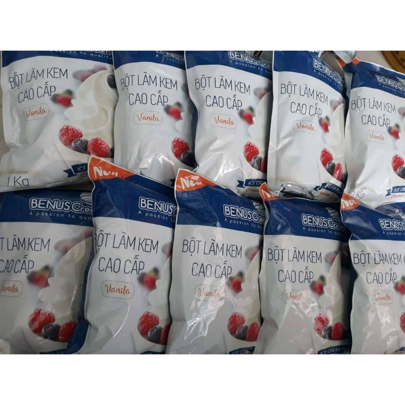 Bột Làm kem cao cấp vị Vani. Trọng lượng 1kg giá chỉ 155k/ kg. Chuẩn vị kem Ý
