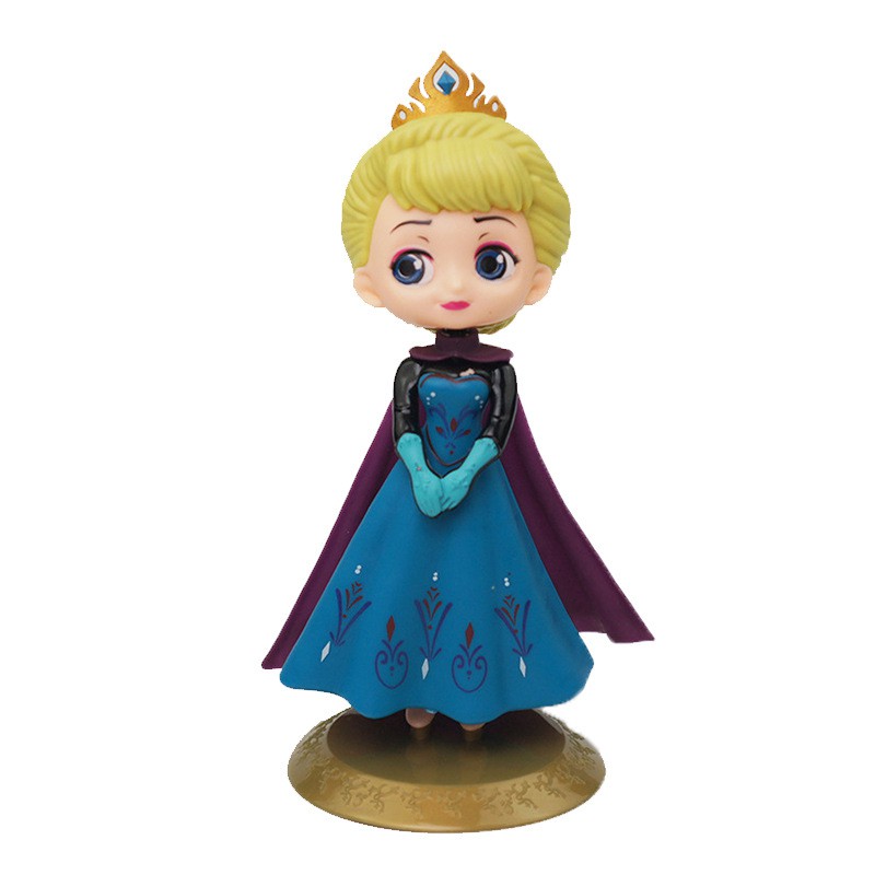 Búp bê nữ hoàng Elsa Disney trang trí bánh kem, phụ kiện bánh sinh nhật, đồ trang trí bánh kem sinh nhật