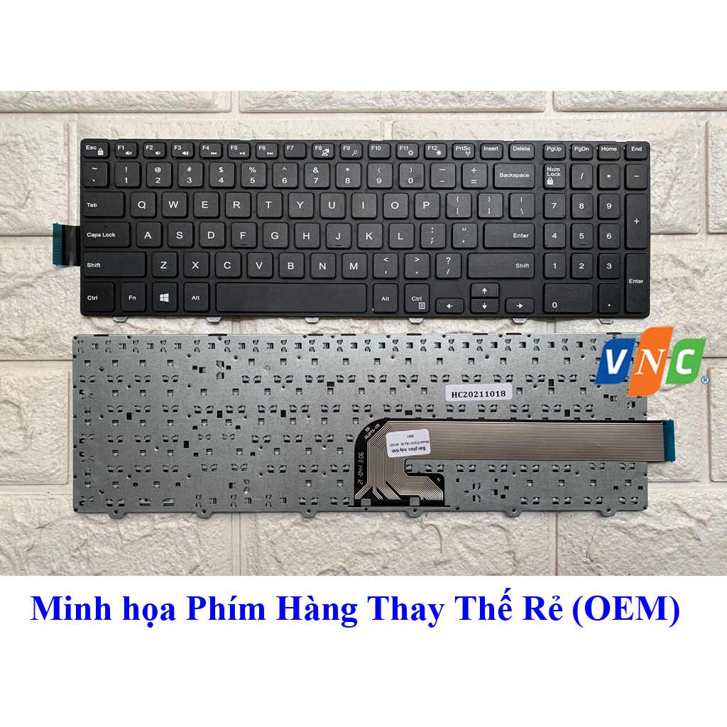 Bàn phím Laptop Dell Inspiron 3878, 15-3878 15-3000 3558 3559 3567 3568