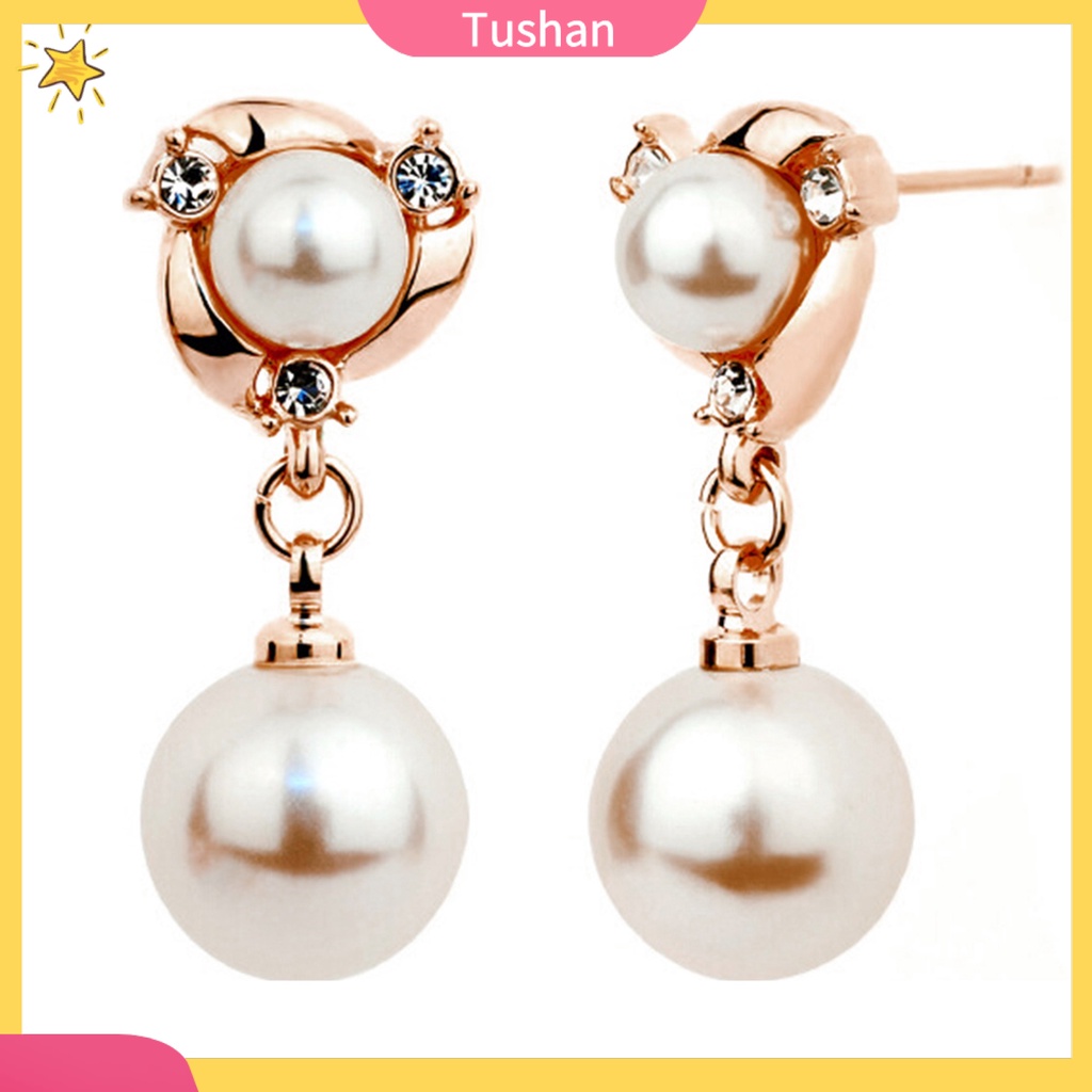 Khuyên tai nữ đính ngọc thời trang