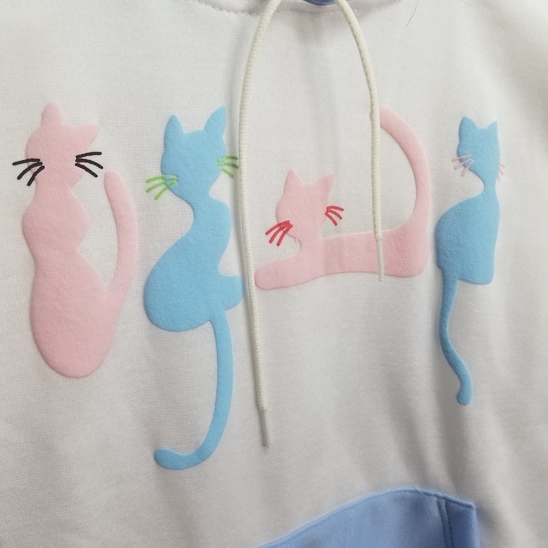 Áo khoác Hoodie 4 Chú Meo meo CUTE | WebRaoVat - webraovat.net.vn