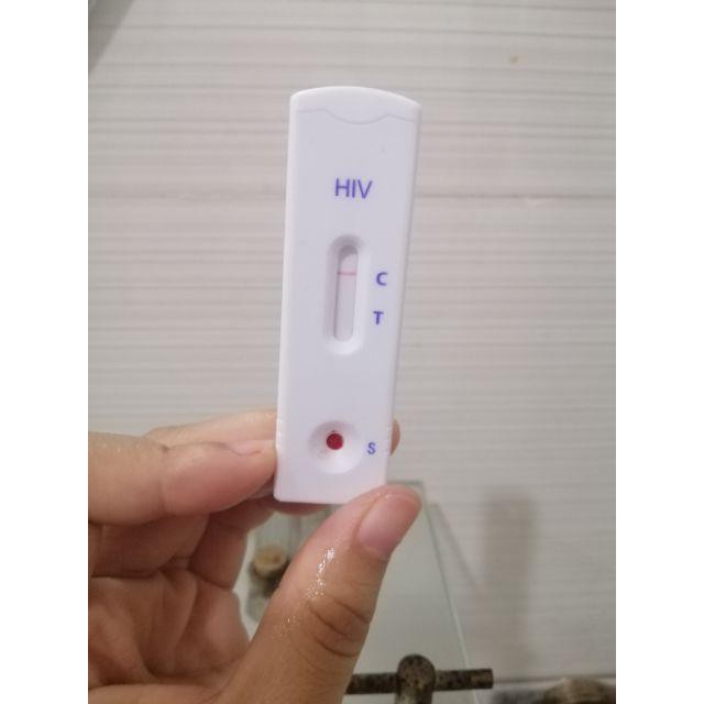 Que thử HIV của Mỹ tại nhà dạng khay độ chính xác 99,9% ( che tên sản phẩm )