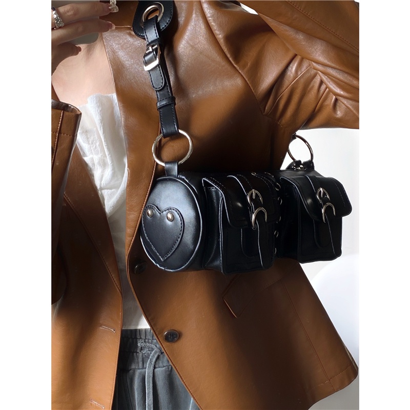 Túi Hình Trụ Đeo Dưới Cánh Tay Mẫu Mới 2022 Kiểu Retro Dành Cho Nữ