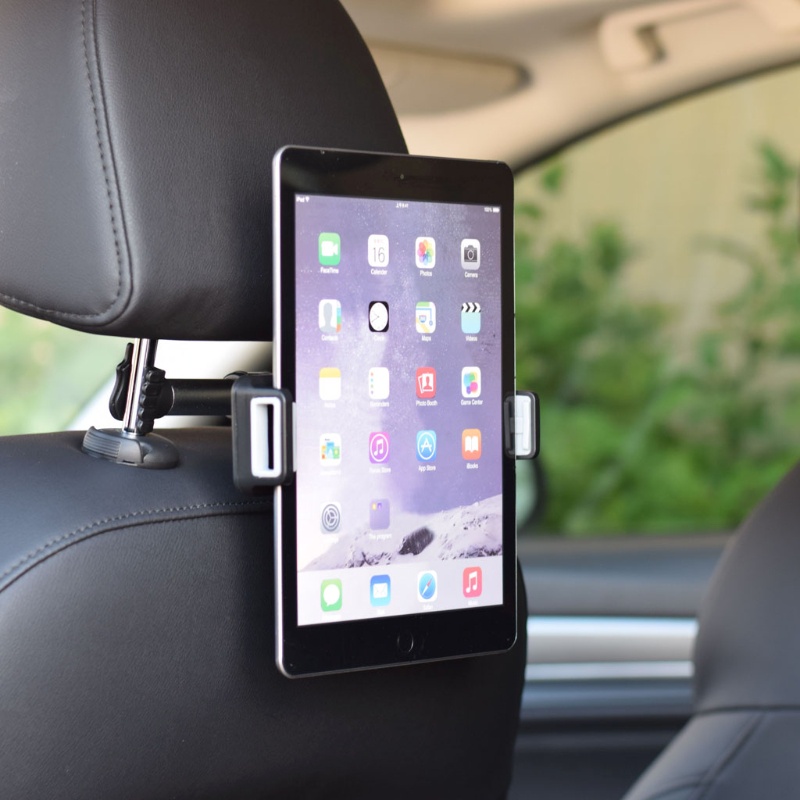 Giá Đỡ Điện Thoại / Máy Tính Bảng 4-11 inch Bằng Hợp Kim Gắn Sau Ghế Xe Hơi