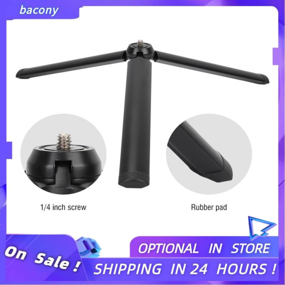 Chân đế tripod mini gấp gọn bằng hợp kim nhôm có ốc 1/4'' cho máy ảnh Gimbal