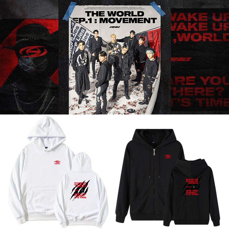 Áo hoodie + hoodie zip ATEEZ - The World EP.1: Movement