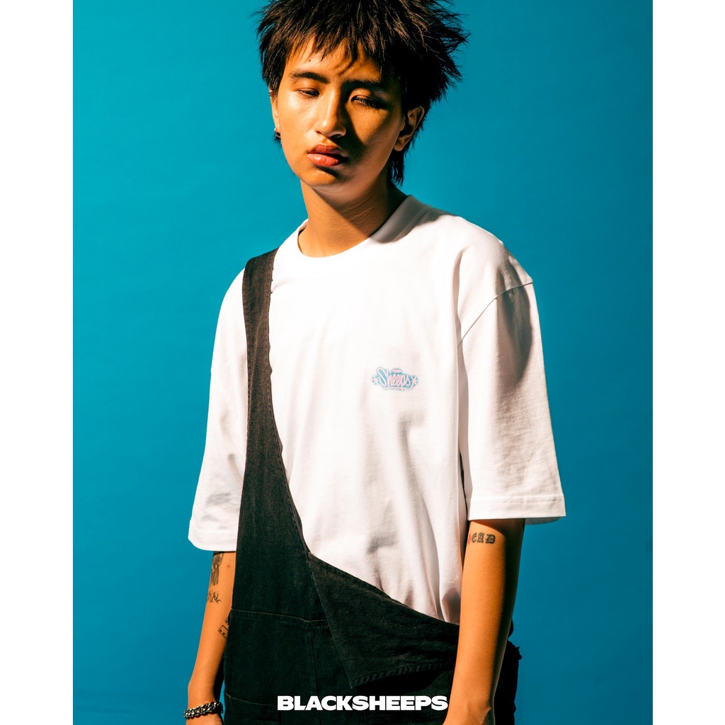 Áo Thun tay ngắn BLACKSHEEPS aka GRAFITTI LETTERING SS TEE - WHITE