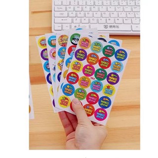 Túi 10 Tờ Sticker Lời Khen Tiếng Anh