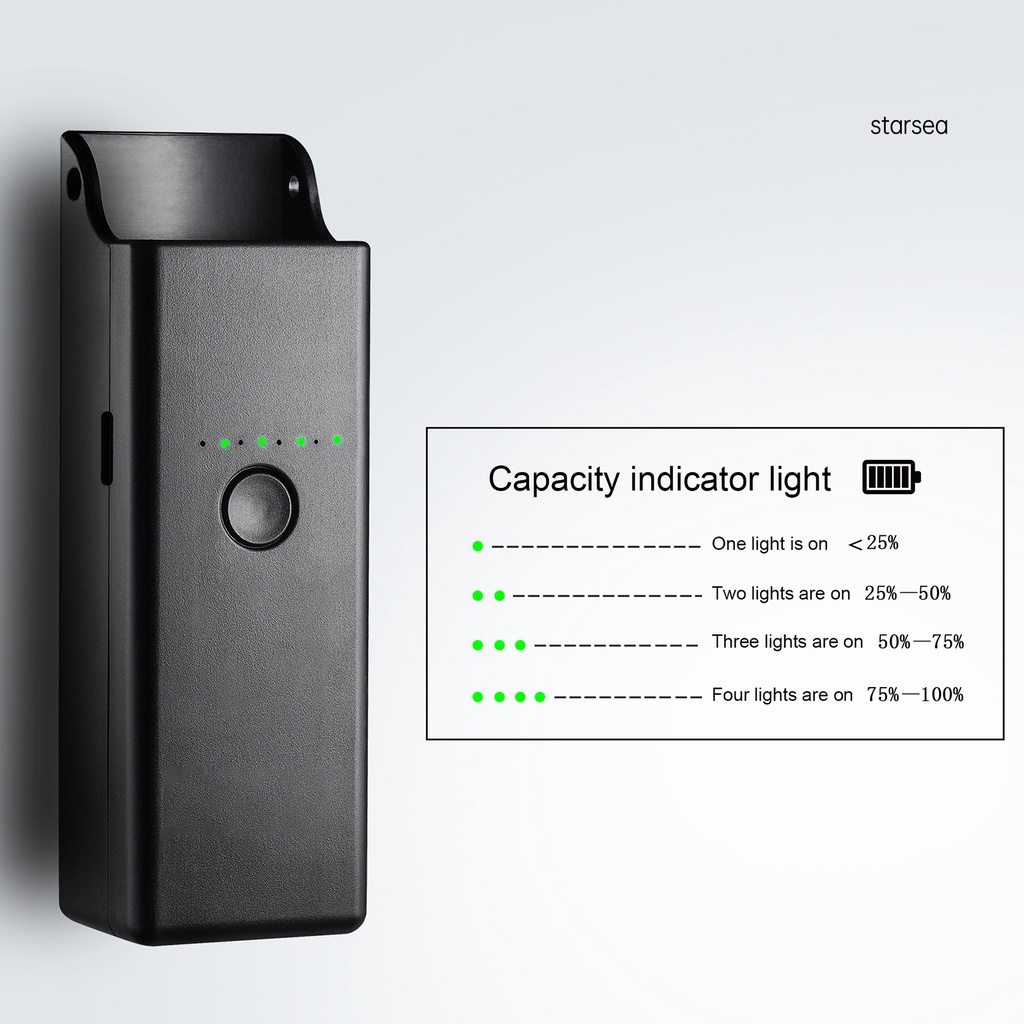 Đế sạc dự phòng nhỏ gọn từ ABS cho DJI OSMO POCKET 2