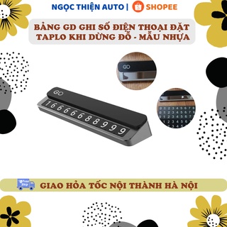 Bảng Số Điện Thoại Trên Ô Tô ⚡CAO CẤP⚡ Được Thiết Kế Phủ Nam Châm Để Hút Số Tiện Lợi