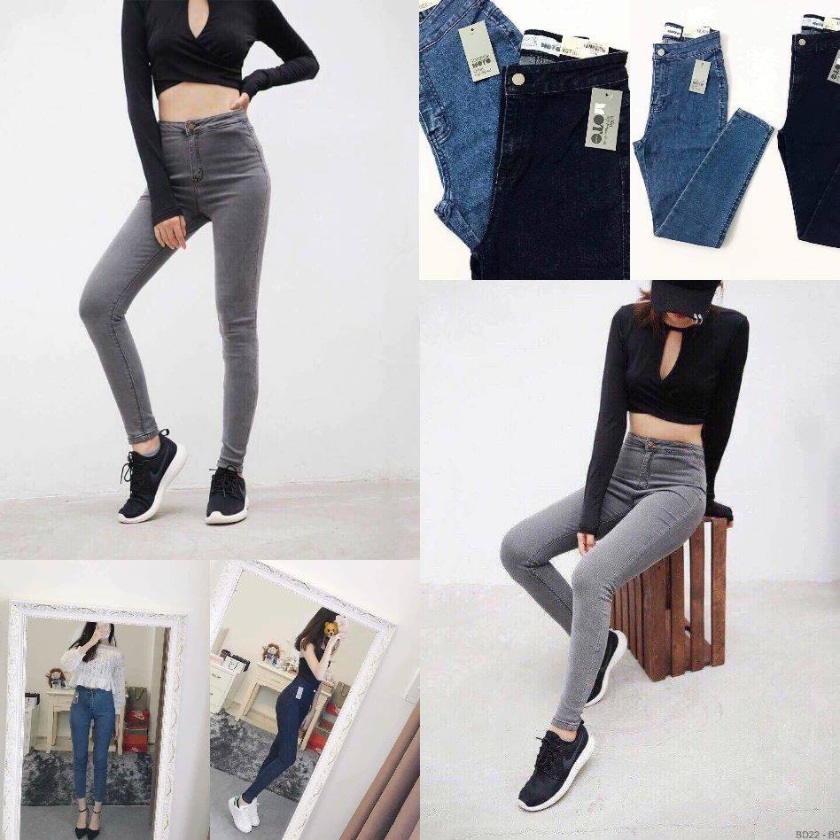 QJ112 - Quần Jeans Dài Co Dãn Đủ Màu