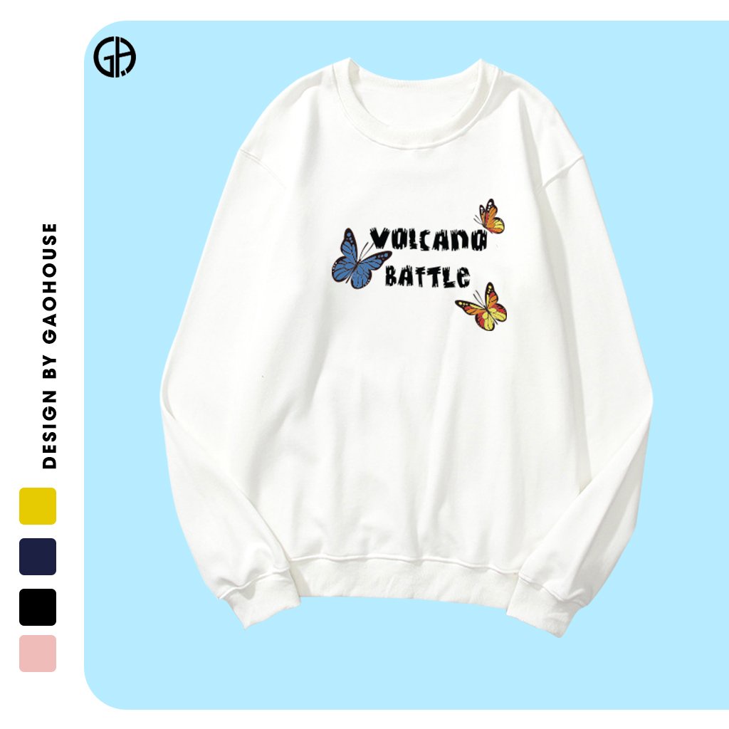 Áo Sweater Unisex Gạo House Volcano Battel - N56 | BigBuy360 - bigbuy360.vn