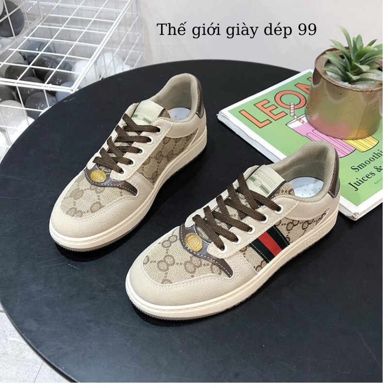 giày nữ - giày thể thao nữ sneakers GUCCI mẫu mới nhất, Mẫu hot năm 2021