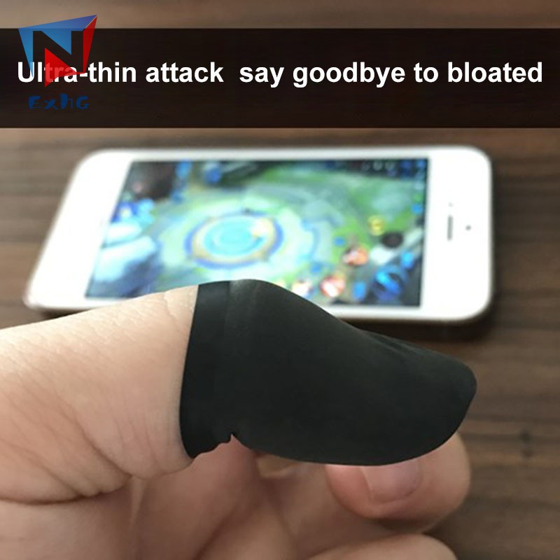 Set 10 găng đeo ngón tay chơi game cảm ứng màn hình chống mồ hôi chất lượng cao cho điện thoại