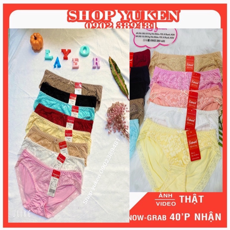 ♥️ Shop Uy Tín ♥️ [Quần Lót Nữ] Quần Lót Cotton Phối Ren Nữ Hàng Việt Nam Siêu Thoáng