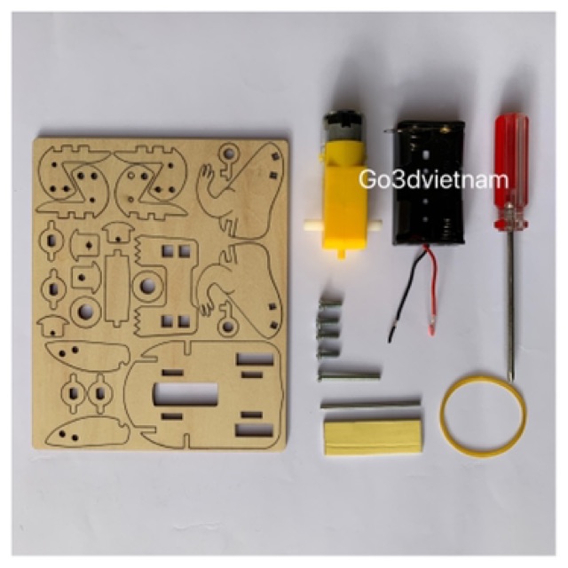Đồ chơi khoa học - Đồ chơi chú Ếch tự lắp ghép Made in Việt Nam
