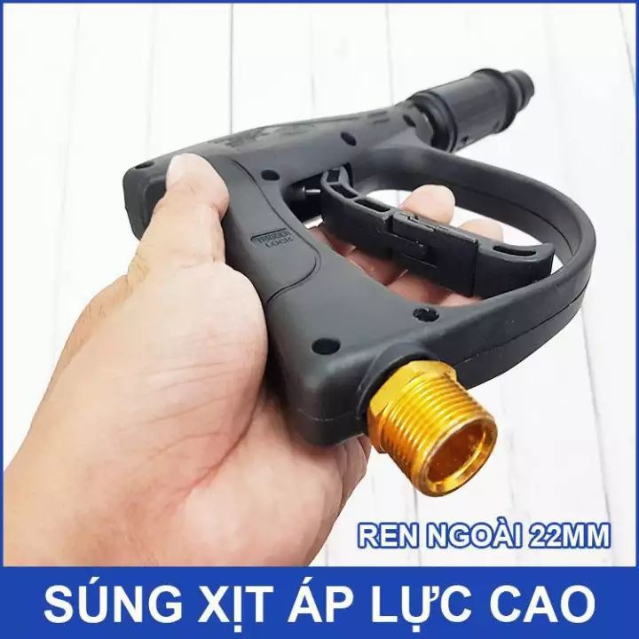 Súng rửa xe , súng sịt áp xuất cao ( CÒ ĐEN REN 22 )