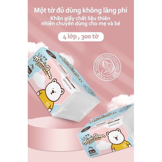 Combo 10 bịch Khăn giấy Minibear