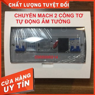 TỦ ATS CHUYỂN LUÂN PHIÊN 2 CÔNG TƠ ÂM TƯỜNG