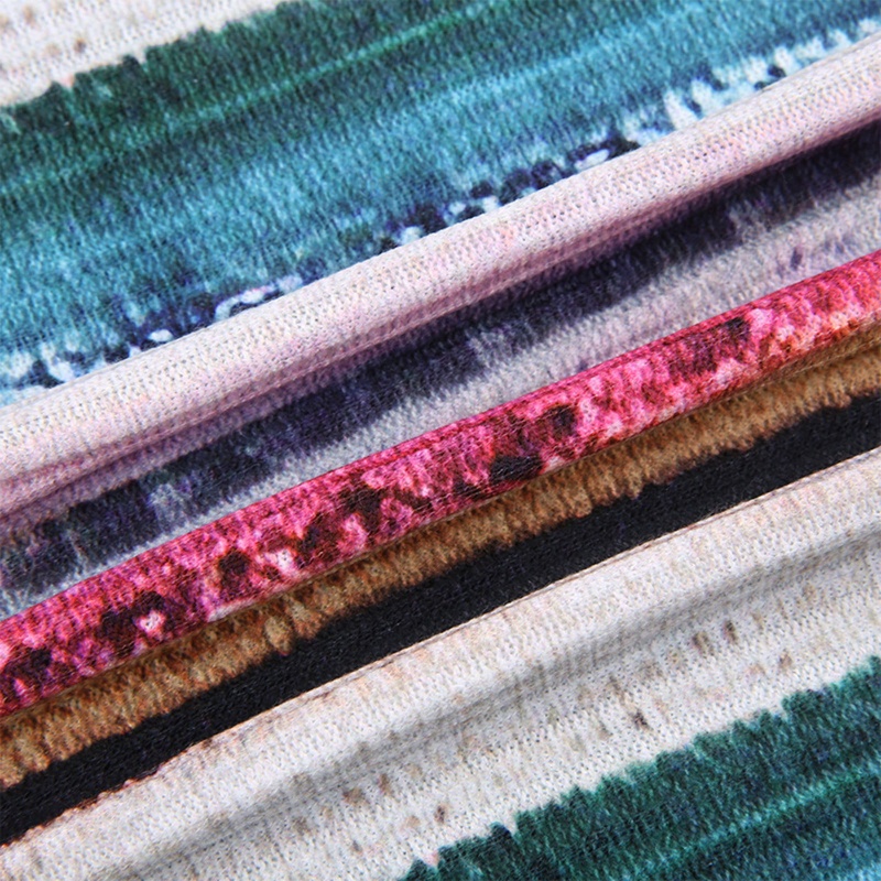 Áo Croptop Tay Dài Phối Vải Lưới Họa Tiết Kẻ Sọc Thời Trang Cho Nữ