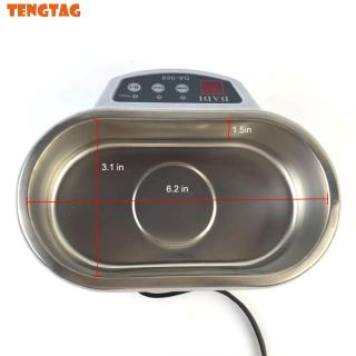 600ML Exquisite Stainless Steel Ultrasonic Cleaner Digital Ultrasound Wave Washing Unit for Jewelry Glasses 