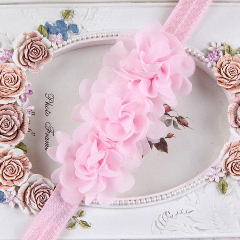 Băng Đô Vải Voan Co Giãn Mềm Mại Thoải Mái In Họa Tiết Hoa Nhiều Màu Sắc Dễ Thương Cho Bé