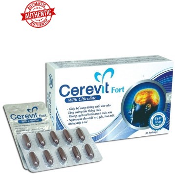 [Mã chiết khấu giảm giá sỉ sản phẩm chính hãng] Cerevit Fort, giúp hoạt huyết, hỗ trợ điều trị thiếu mãu não