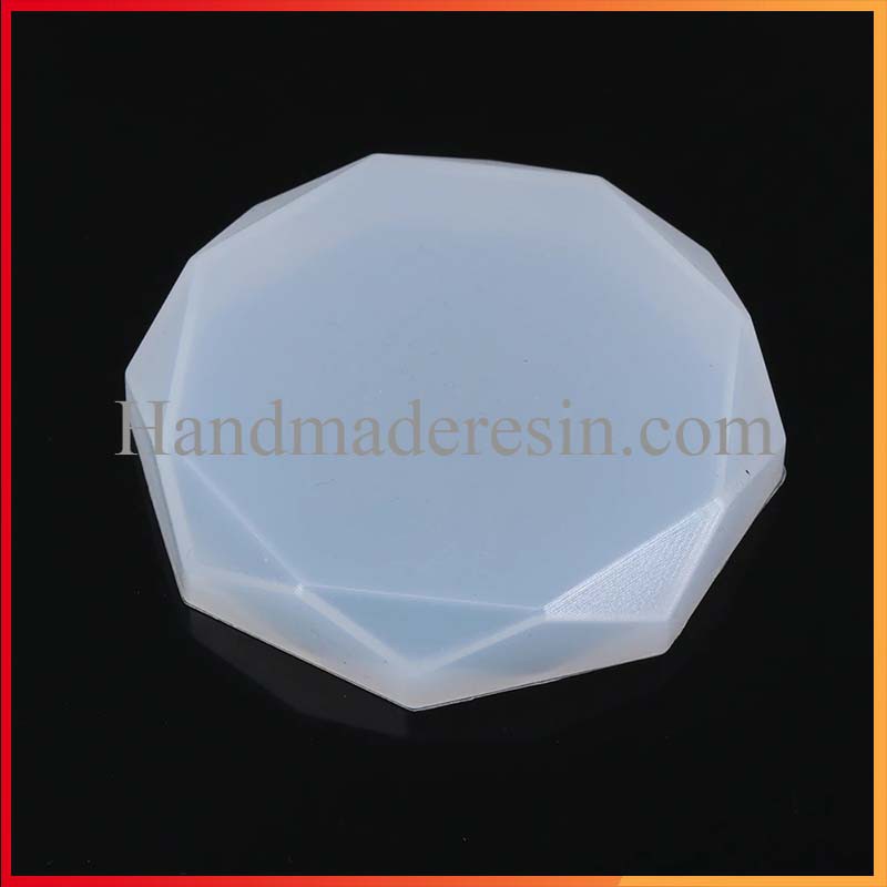Khuôn Silicon Làm Khay Coaster Đa Giác