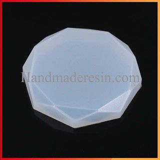 Khuôn Silicon Làm Khay Coaster Đa Giác