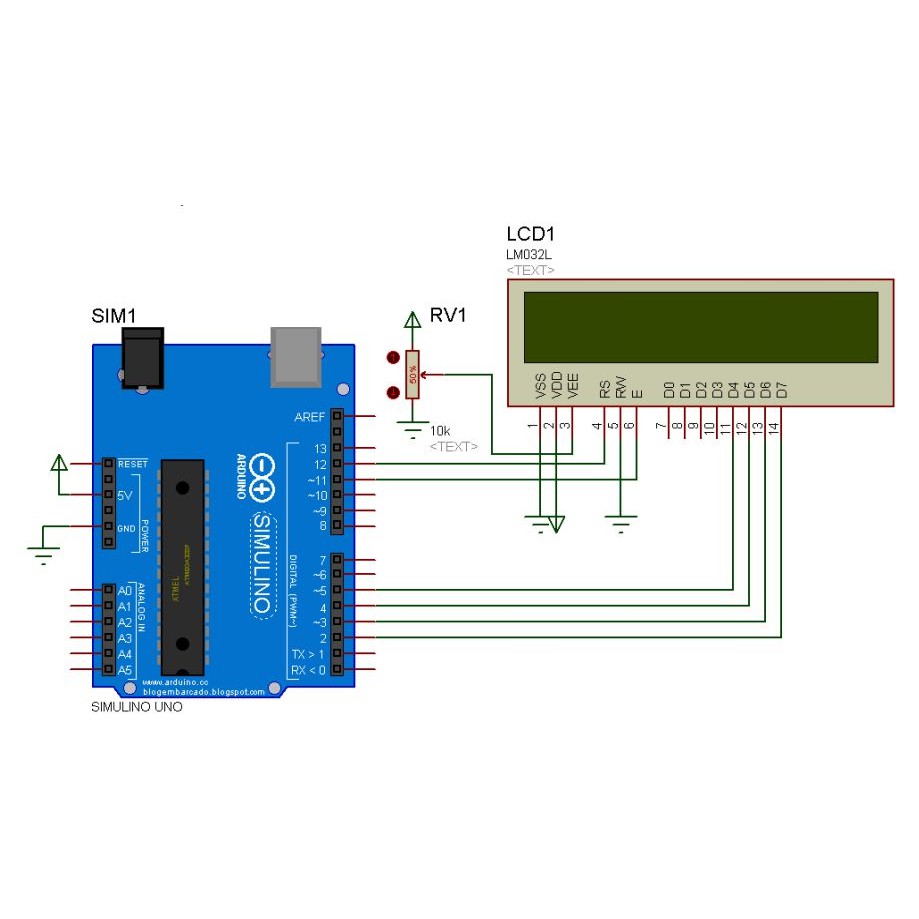 Màn Hình LCD 1602-Green/Blue
