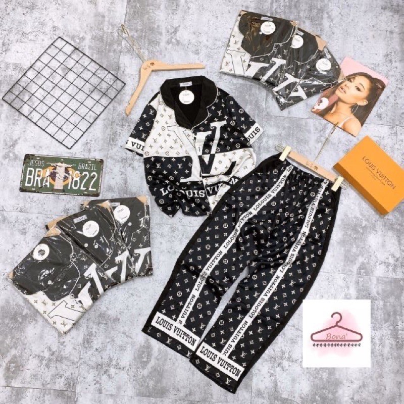 BIGSIZE 45-68kgBộ pijama tiểu thư satin hàng cao cấp chuẩn mịn đẹp