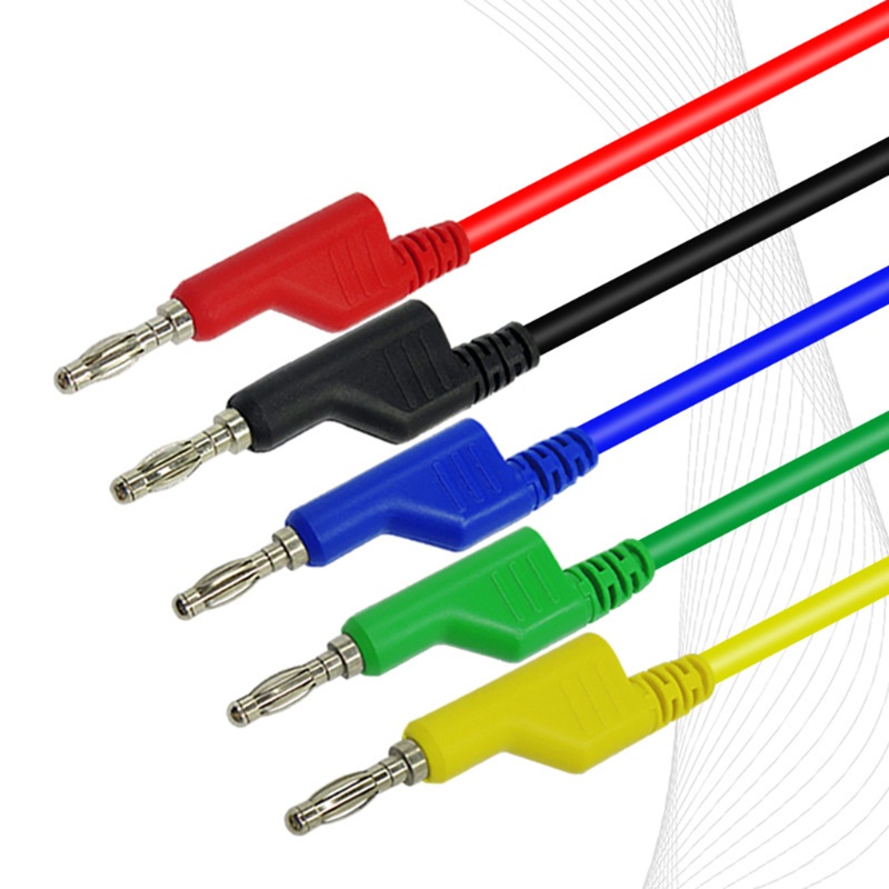 Đầu Nối Thử Nghiệm Cách Điện 4mm Phích Cắm Bắp Chuối Cho Vạn Năng Kế