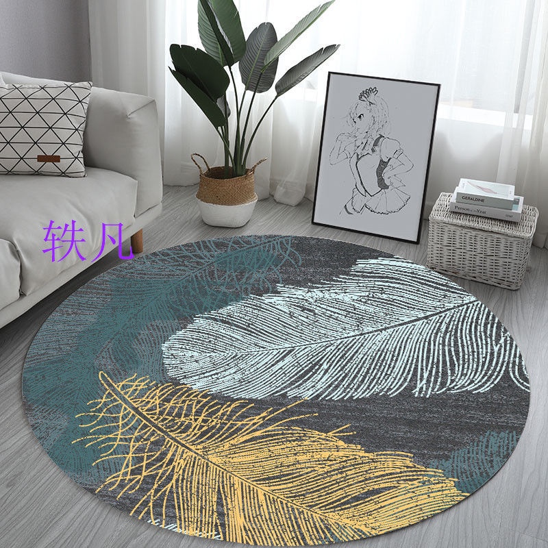 Thảm Lót Sàn Hình Tròn Phong Cách Bắc Âu Mới 2022 100 / 120cm