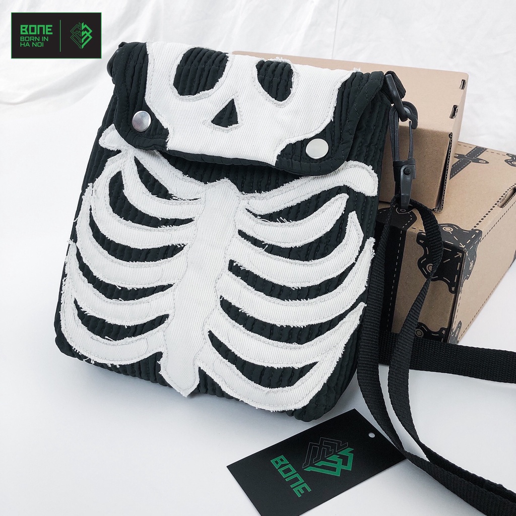 Túi đeo chéo localbrand unisex nam nữ , túi local brand chính hãng BONE Chuppy Bag