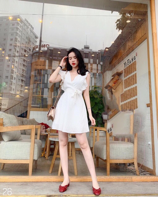 ĐẦM XÔ THÊU TRẮNG CÁNH TIÊN