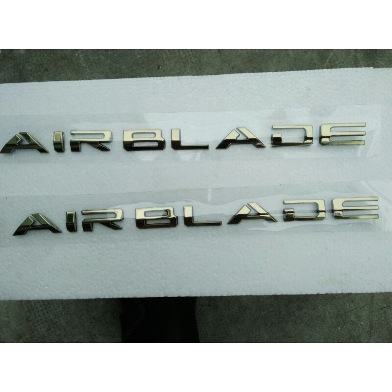 Bộ Tem Chữ Nổi AirBlade 2020 Màu Vàng Đồng