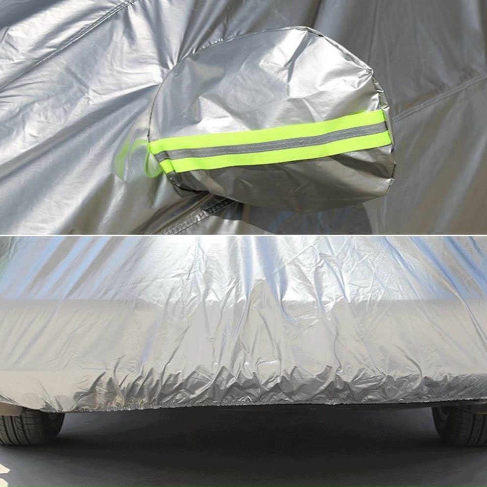 [PAJERO SPORT] Bạt vải dù phủ trùm kín bảo vệ xe ô tô SUV 7 chỗ cỡ to Mitsubishi Pajero áo bạc chùm phủ trùm vải dù