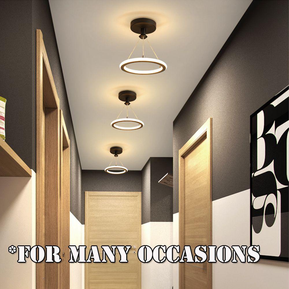 PINEVN Đèn Trần Màu Đen Trang Trí Phòng Khách Sạn