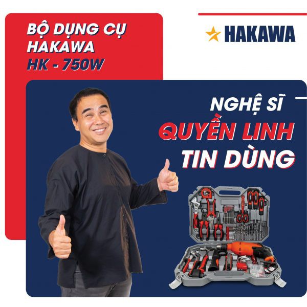 Bộ Dụng Cụ Đa Năng 68 Chi Tiết HAKAWA HK-750 - Chính Hãng - Bảo Hành 24 Tháng.