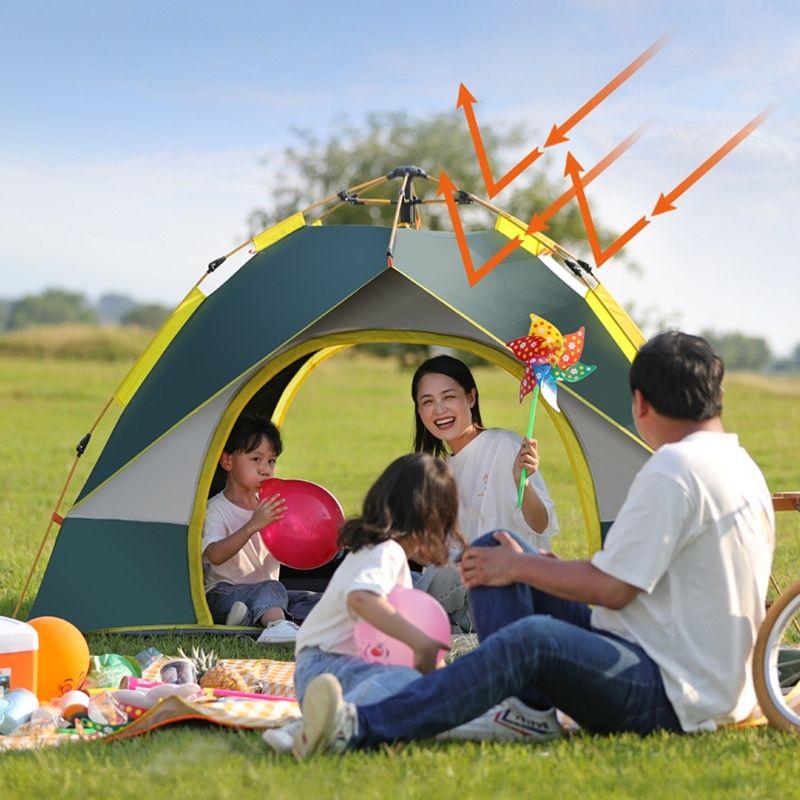Lều cắm trại tự bung lắp ghép size to 4 6 người khung chắc loại 1 đi phượt picnic dã ngoại du lịch gấp gọn tiện lợi